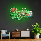 ’Paradise In a Bottle’ Neon x Acrylic Artwork